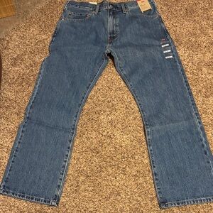 NWT Levi's Men's bootcut Denim Jeans - Classic Blue 517 36x30
